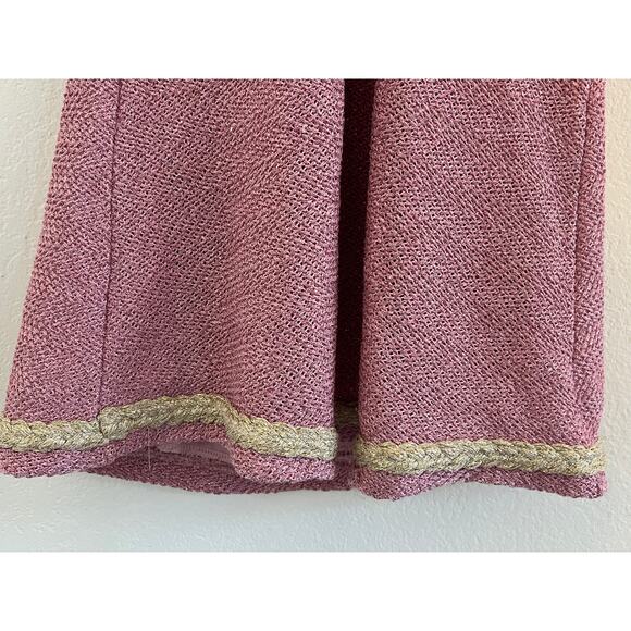 NWT Pho Firenze Knit Mini Dress Womens Medium Fairy Whimsy Event Pink Barbiecore - Picture 10 of 16